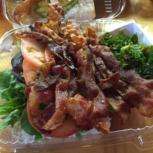 Tons of bacon on this BLT with Avocado