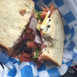 Smoked Salmon Sandwich