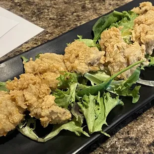 Hot Honey Oysters