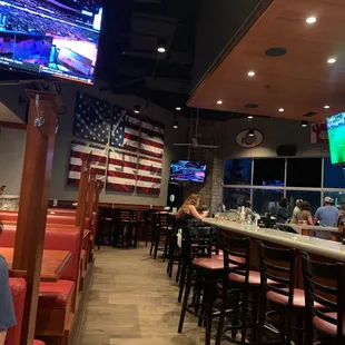 Inside the restaurant