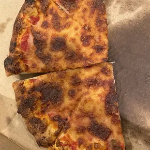 Burnt tasteless cardboard