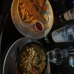 Mac &amp; cheese and Housemade chicken tenders