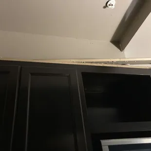 Damaged cabinet