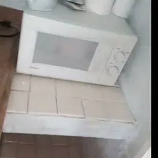 This was located INSIDE the bathroom!