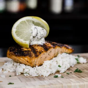 Grilled Salmon Entree