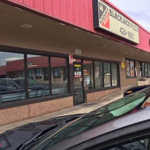 he outside of the restaurant