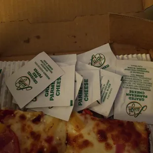 This was free too! Something Domino's charges for now days