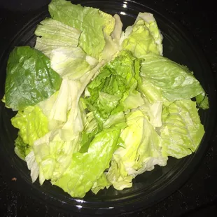 Literally sent me a bowl of lettuce
