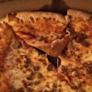 only the customer service from Jacob the manager is worse than how our pizza's were delivered