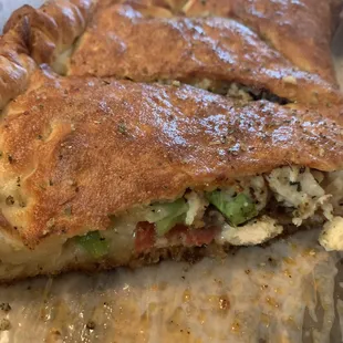 Build Your Own Calzone - the works of a supreme pizza