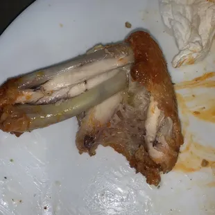 Ordered wings 2x well done and they are not even well done .. the pizza was cold . Waited for 55 min for delivery.