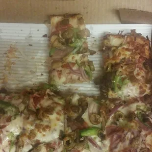pizza, food
