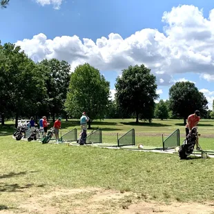 Driving range is tees and grass, depending on conditions. #UpCloseSavor XP