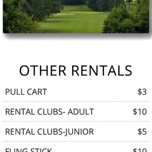 2021 rental prices. Yes they allow Fling Golf. #UpCloseSavor XP