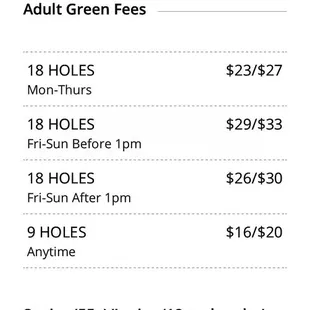 2021 rates for Championship course. #UpCloseSavor XP