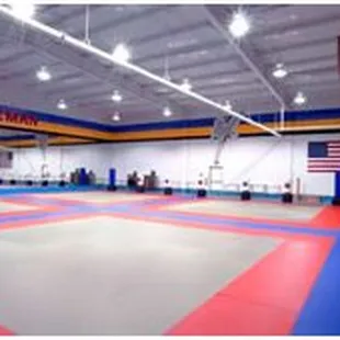 Spacious,clean workout area