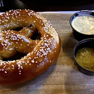 Warm German Salted Pretzel