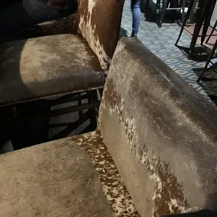 Longhorn Seats and they have a Longhorn on the wall.  I&apos;m from the area but live in Texas.