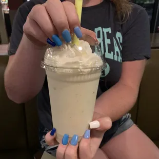 Salted Carmel Pretzel shake