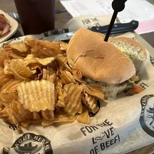 50/50 burger
