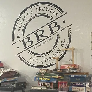 a stack of books on a table