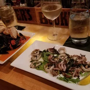 oysters and mussels, food