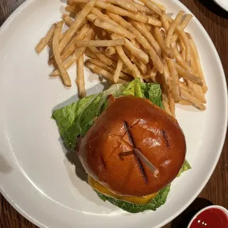 Black's Double Smash Cheeseburger