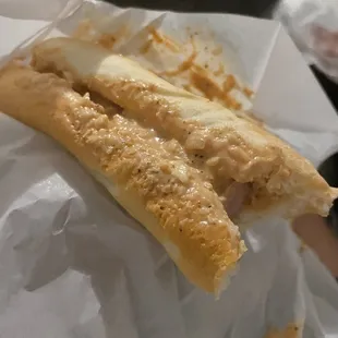 Hotdog. Do not let the look fool you...best hotdog around.