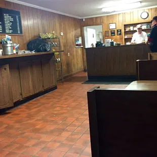 Inside looking towards cash register