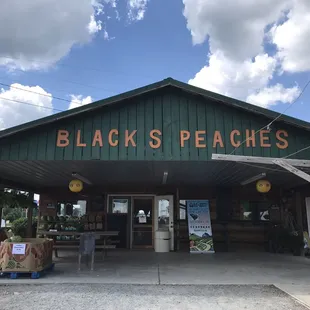 the front of the store