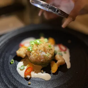 Yellow tail tartar
