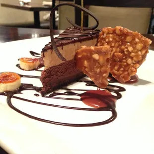 Chocolate Peanut Butter Crunch Cake