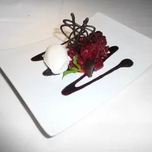 Chocolate Chambord Truffle Cake