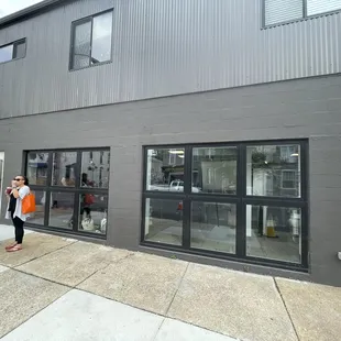 Outside the newly renovated blacksauce restaurant.