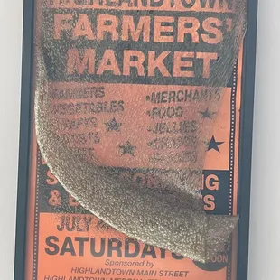 Remnants of the fire.