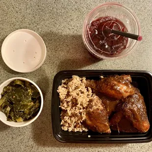 Coconut Milk Braised Collards