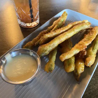 Beer Battered Fried Asparagus