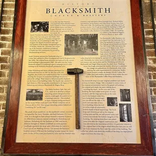 Blacksmith info