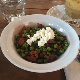 Chorizo Peas