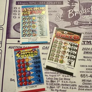 Pull tabs, something we don't have in TX.