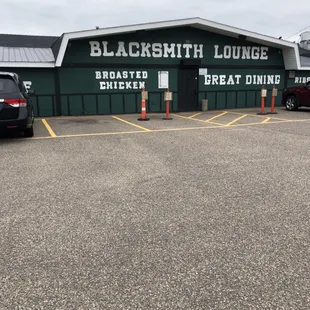 View from parking lot