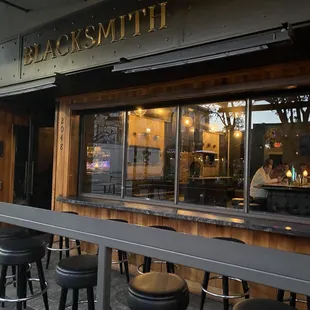Outside patio