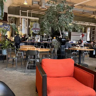 the inside of a coffee shop