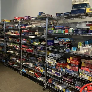 The most games that I have ever seen at any brewery.