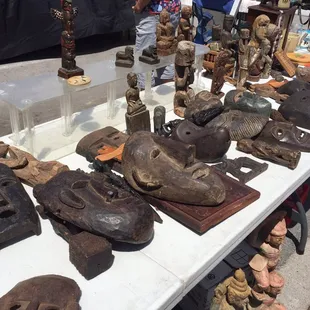 Crazy wooden masks