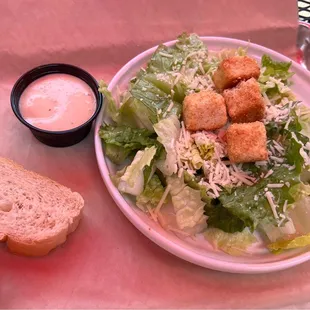Caesar side salad