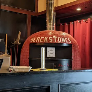 a brick oven