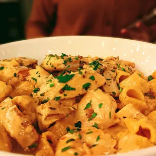 Creole pasta with shrimp &amp; chicken