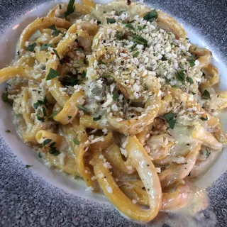 Crab Carbonara