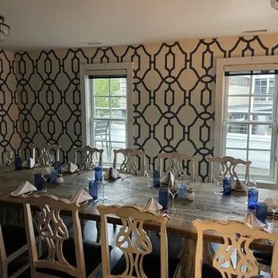 Private dining area upstairs